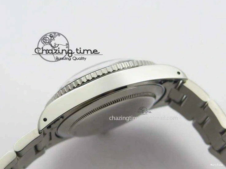 MiroTime 0421 ComfortFit Vintage 1680 Submariner No Date SS White Dial On SS Bracelet A 3855